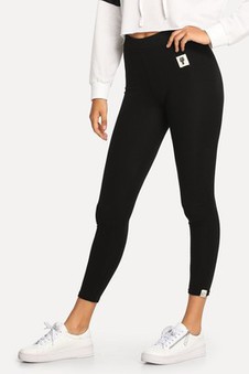 Legging avec patch fabuleux moulant