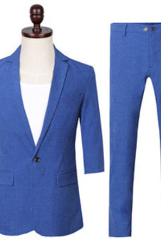 Costumes bleu safari hommes nouveau design blazer