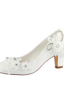 Chaussures de mariage automne moderne taille réelle du talon 2.56 pouce (6.5cm)