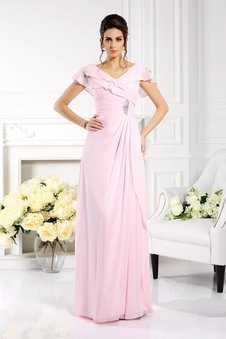 Robe mère de mariée de lotus longueur au ras du sol de princesse avec chiffon avec zip