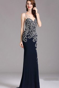 Robe de bal avec perle col en forme de cœur avec sans manches de traîne courte maillot