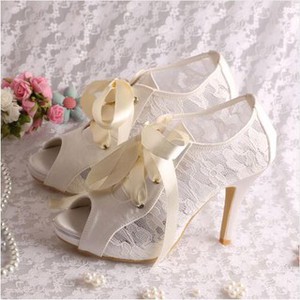 Chaussures de mariage talons hauts luxueux plates-formes hauteur de plateforme 0.59 pouce (1.5cm)