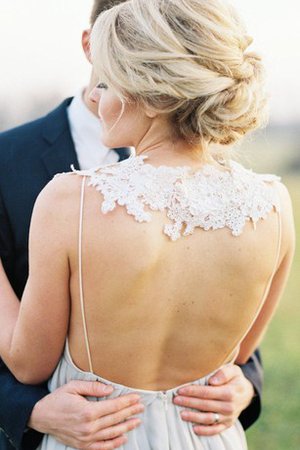Robe de mariée romantique vintage v encolure ligne a jusqu'au sol