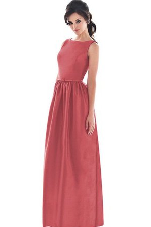 Robe demoiselle d'honneur simple fermeutre eclair avec sans manches