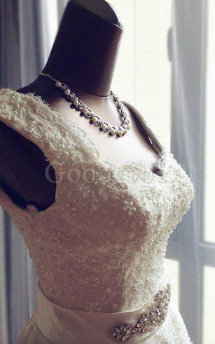 Robe de mariée luxueux a plage manche nulle ceinture avec ruban