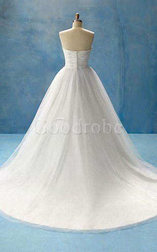 Robe de mariée longue moderne salle interne col en forme de cœur manche nulle