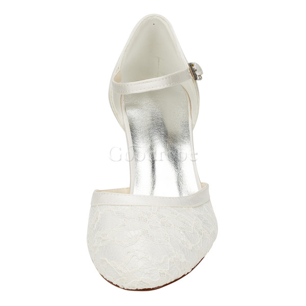 Chaussures de mariage taille réelle du talon 2.36 pouce (6cm) romantique hiver