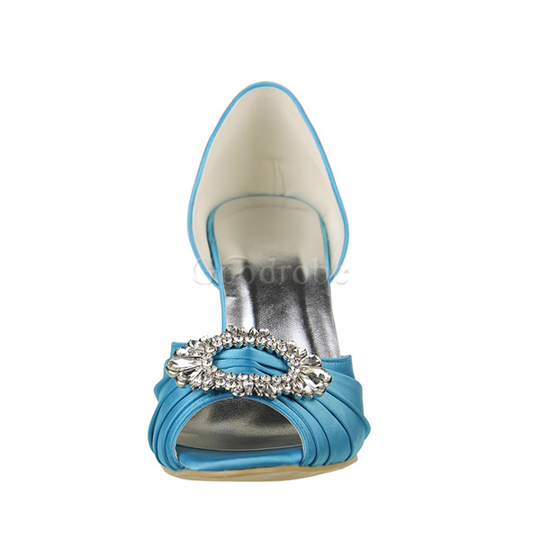 Chaussures de mariage éternel printemps taille réelle du talon 3.54 pouce (9cm) talons hauts