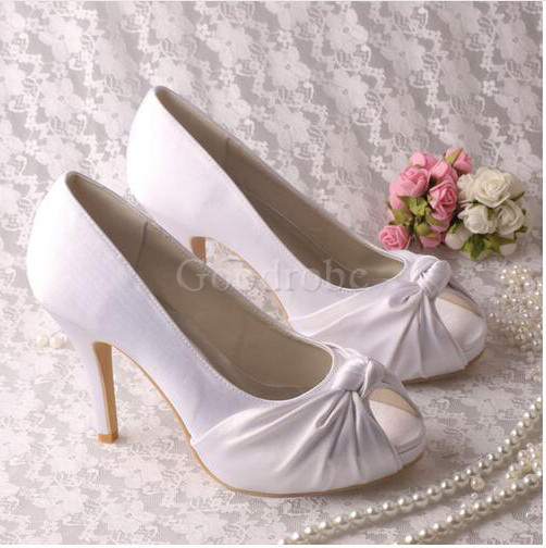 Chaussures de mariage talons hauts hauteur de plateforme 0.59 pouce (1.5cm) luxueux plates-formes