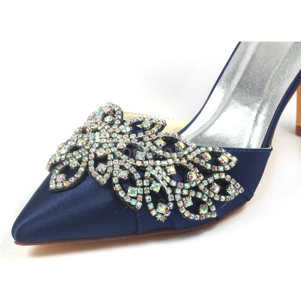 Chaussures de mariage eté talons hauts taille réelle du talon 3.15 pouce (8cm) élégant