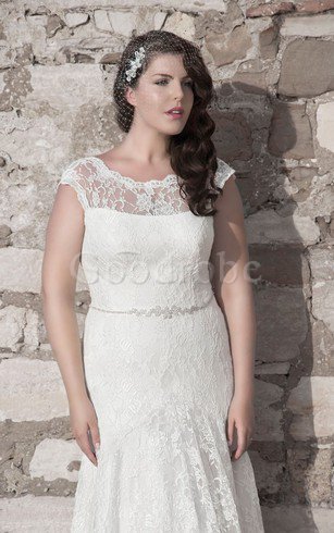 Robe de mariée sobre naturel plissage lache avec manche épeules enveloppants