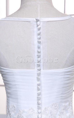 Robe de mariée naturel longue textile en tulle ligne a d'epaule ecrite