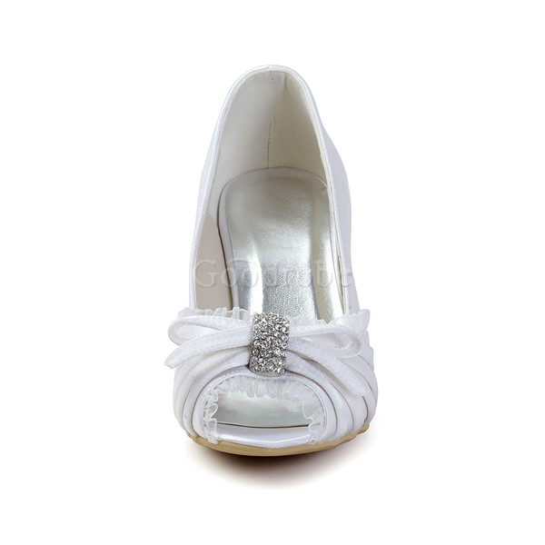 Chaussures de mariage romantique talons hauts taille réelle du talon 3.54 pouce (9cm) printemps eté